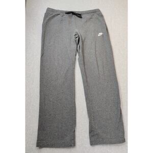 Nike Sportwear Club Mens Pants XL Gray 100% Pure Cotton Sweatpants Drawstring